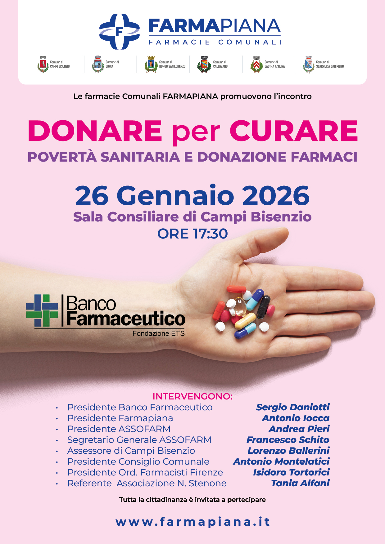DONARE per CURARE - FARMAPIANA