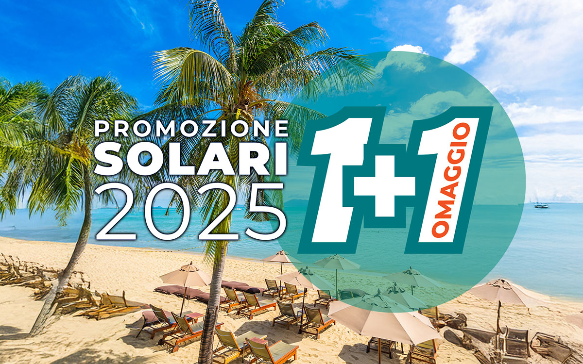Promozione SOLARI 1più1
